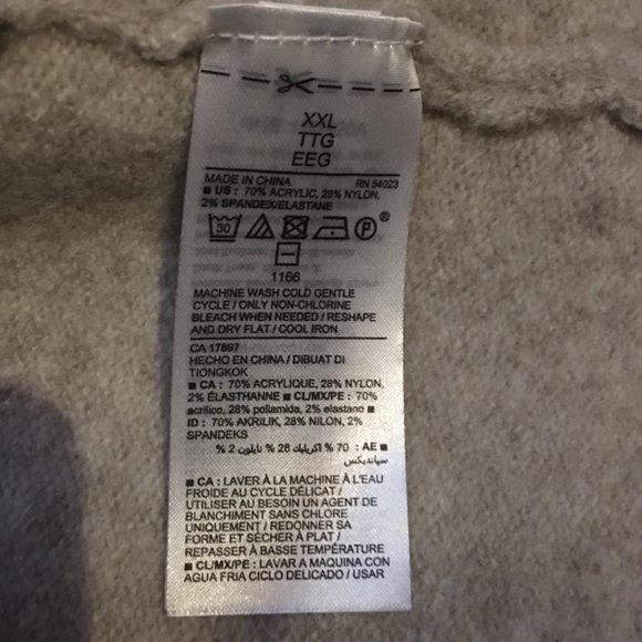 Old Navy Long Patterned Open Cardigan - Picture 5 of 6